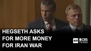 Hegseth asks for more money to fund war with Iran
