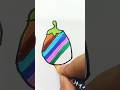 Brinjal 🍆 Drawing 🥰#shortsfeed #viralshort #drawing #art