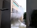 "Tidal Surge Shockwave – Bridge Wall Collision Creates Terrifying Rebound!"