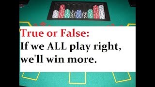 Blackjack: Do Bad Players Hurt Everyone (2018)