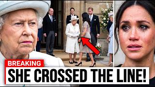 13 Times Cameras CAUGHT Meghan Markle Disrespecting Queen Elizabeth II