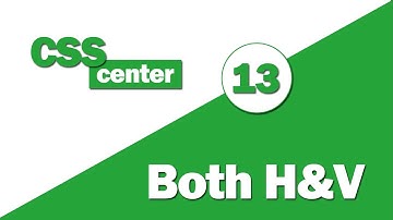 13 - ( Centering CSS Techniques ) Both Horizontal & Vertical : Use Flexbox