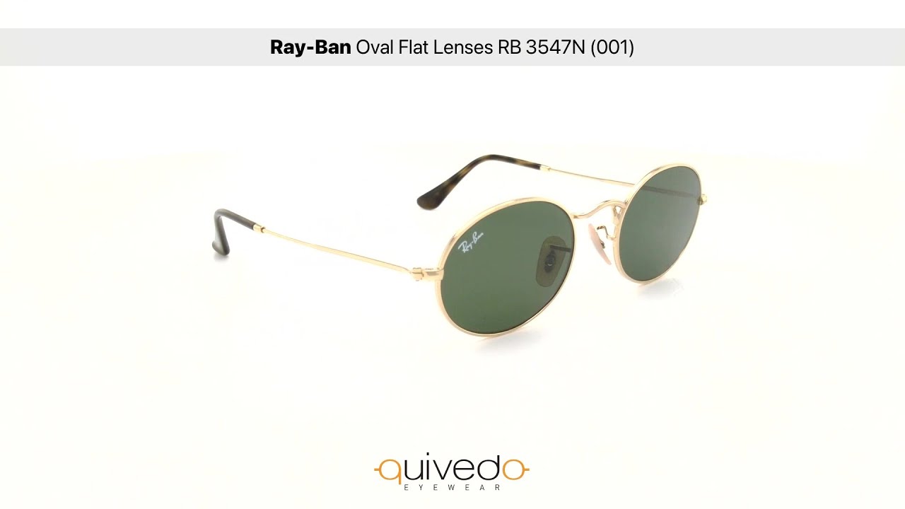 Ray-Ban Oval Flat Lenses RB 3547N (001)