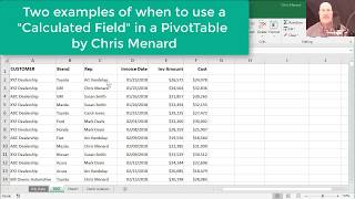 Calculated Field in a PivotTable by Chris Menard
