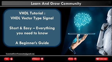 What is Vector Type Signal in VHDL? and How to use? | VHDL Tutorial