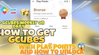 GET 60+ GCUBES WITH PLAY POINTS ? HOW TO UNLOCK PLAY POINTS FOR GCUBES#blockmango #mattsun #amaanbg