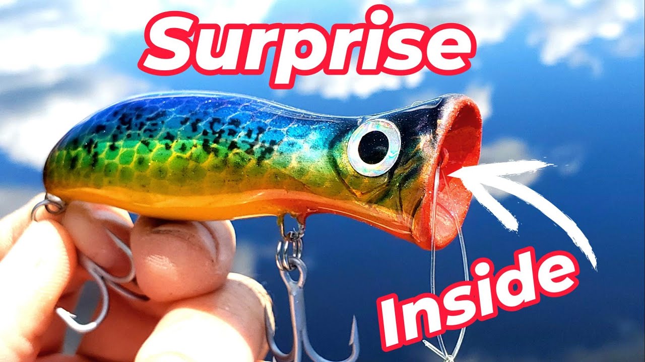 Making a Saltwater Popper with an extra feature  #popperlure  #lurefishing  #luremaking