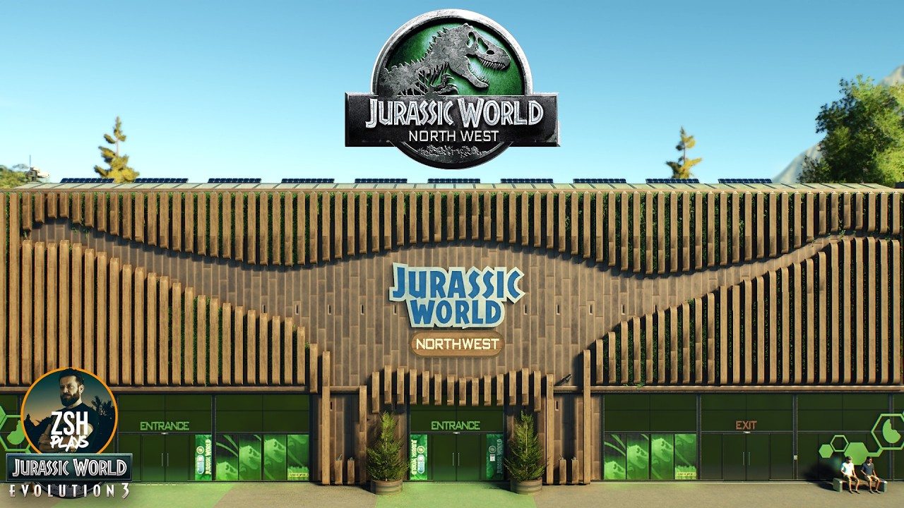 Building a Dinosaur Entrance in Standard Mode! | Jurassic World ...
