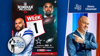 “I’m Excited!” – Rich Eisen Reacts to the Eagles Hosting the Cowboys in NFL’s Week1 Kickoff Game
