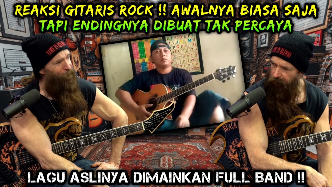 Reaksi Gitaris Rock ❗ Awalnya Biasa Saja Tapi Endingnya Dibuat Tak Percaya Dengan Skill Alip Ba Ta