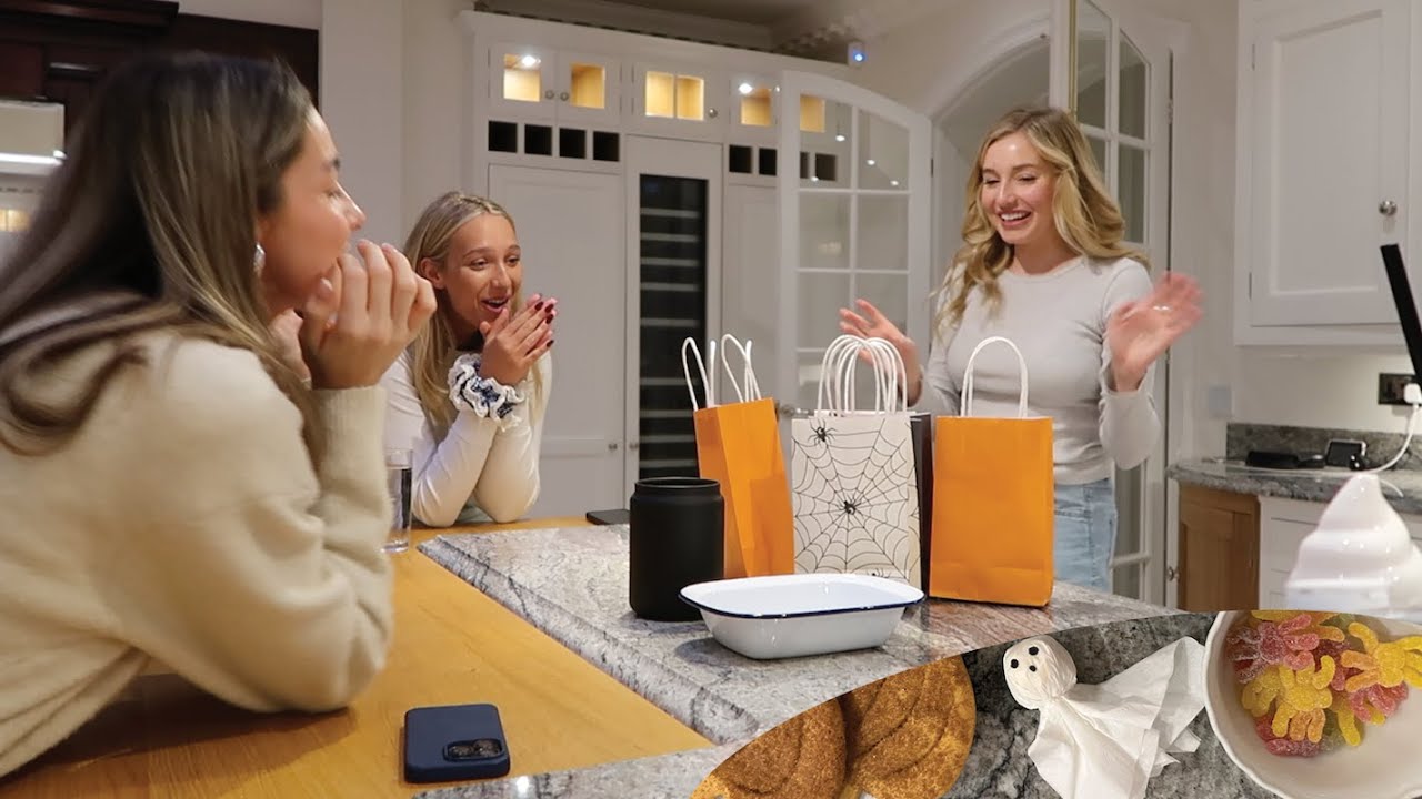 fall vlog | hallowen party + british candy reviews