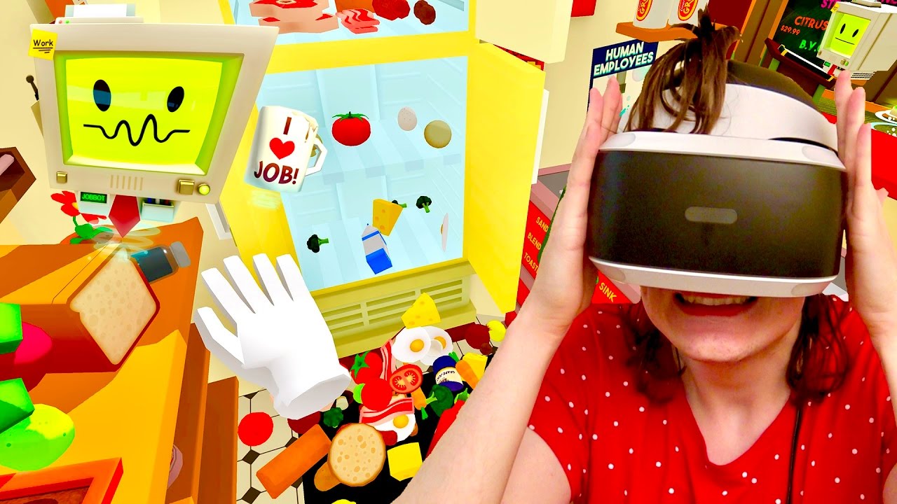 PANIQUE EN CUISINE ! JOB SIMULATOR EN RÉALITÉ VIRTUELLE PS VR #3 - NADEGE CANDLE