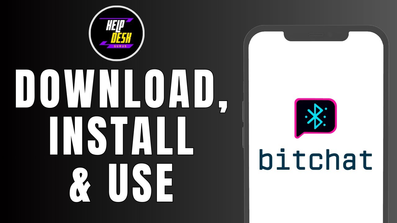 HOW TO DOWNLOAD, INSTALL & USE BITCHAT - YouTube