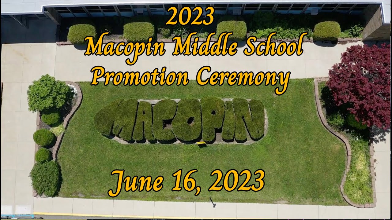 2023 Macopin Middle School Promotion YouTube