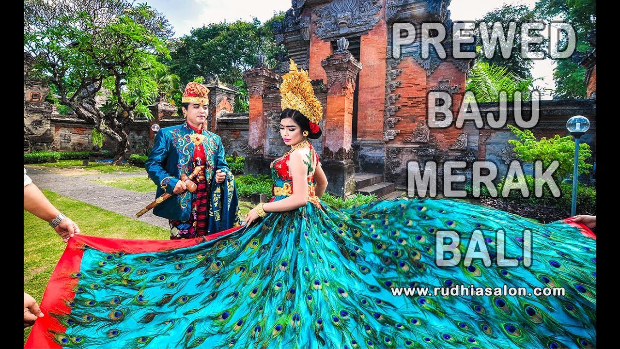 Foto Prewedding Bali Modifikasi Baju Merak Bali By Rudhia Salon
