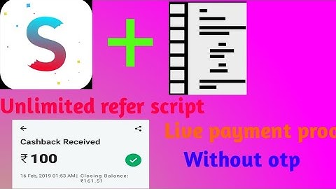 Video status paytm earning app hack trick | Refer bypass script without otp|
