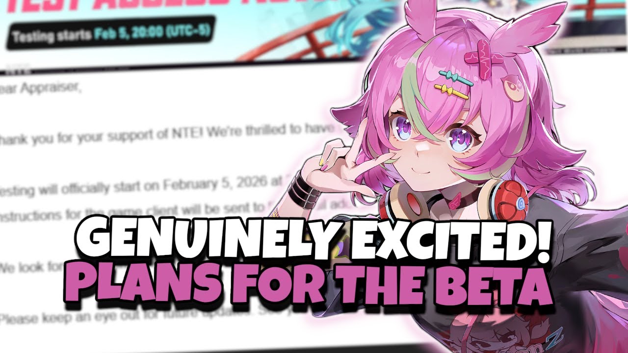 Я получил доступ к предстоящей бета-версии NTE!! (болтаю)