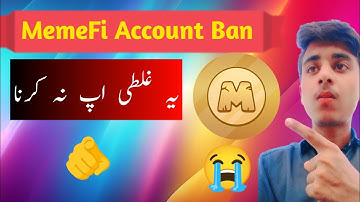 MemeFi account ban | MemeFi multiple account ban | my memeFi account ban 😭😭