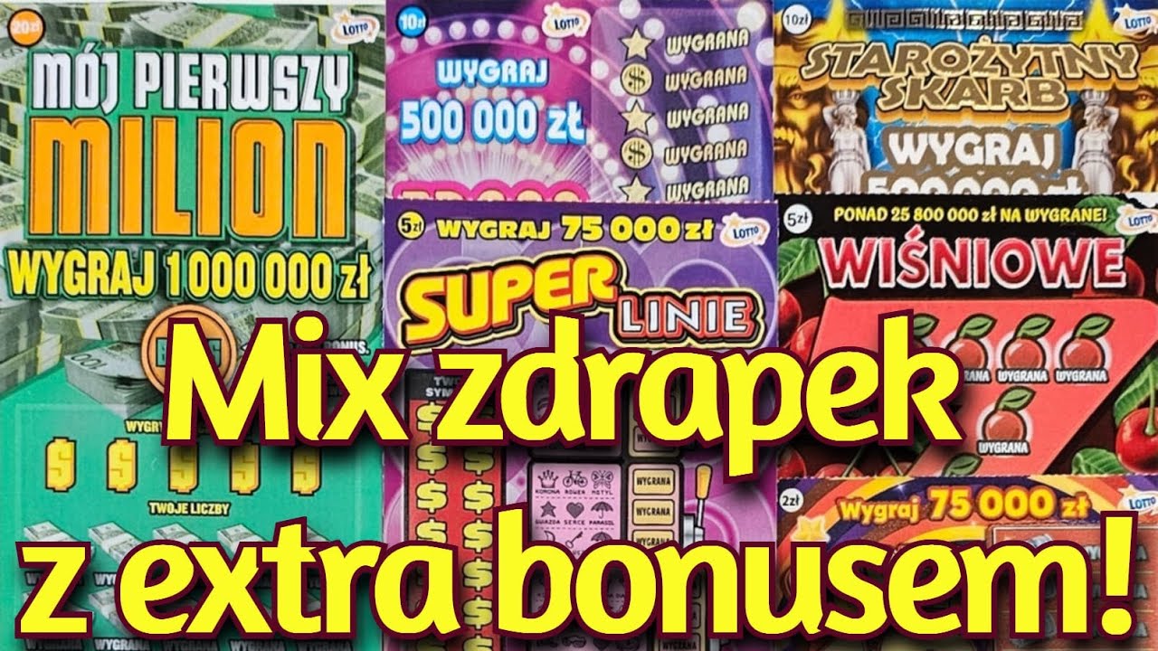 Mix zdrapek za 52 zł z extra bonusem 🎉 mój rekord w tej zdrapce 🤩 #zdrapki #lotto #scratch 