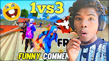 😱 1v3 Free Fire Custom | Only Headshots | One Tap King Gameplay!