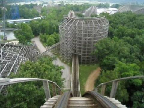 Boss Front Seat on-ride POV Six Flags St. Louis