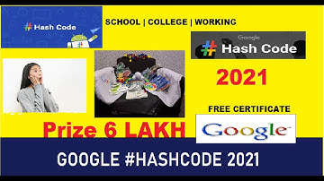Google HashCode 2021 | Google Free Certificate | Free Google Gifts | Google Coding Challenge LIVE