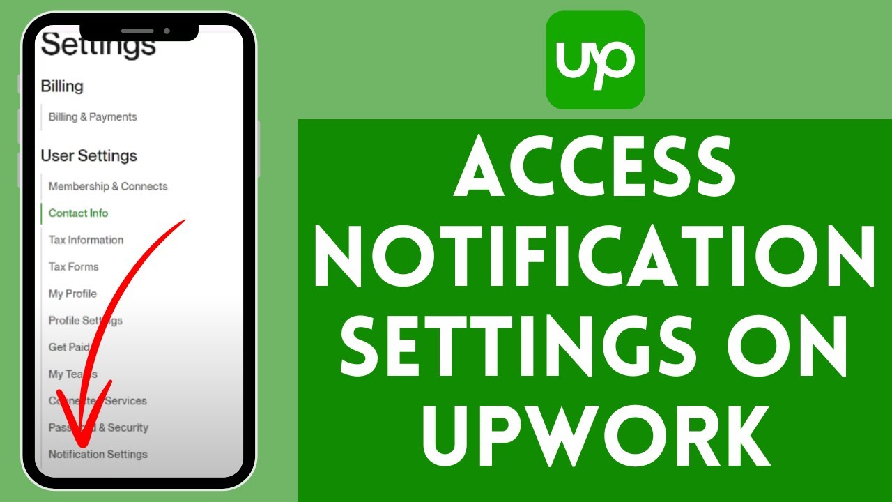 How to Access Notification Settings on Upwork (2024)