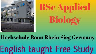 Applied Biology Bsc Hochschule Bonn-Rhein-Sieg Rheinbach, University Of Applied Sciences H-Brs