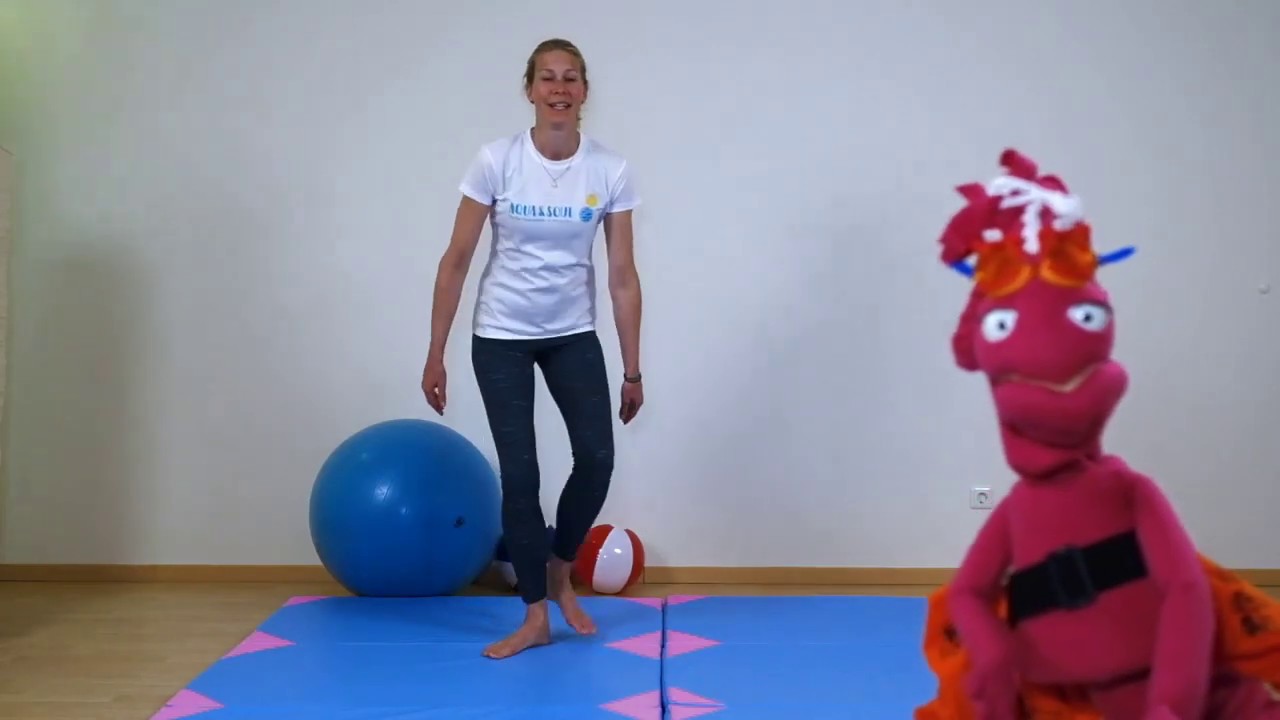 2. Lisa lernt Schwimmen - Übungen für Froschbeine #1