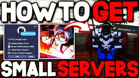 *NEW* How To Get SMALL SERVERS & PRIVATE SERVERS in The Forge! Roblox