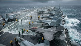 How Aircraft Carriers Survive Storm Season Without Losing Billion-Dollar Jets