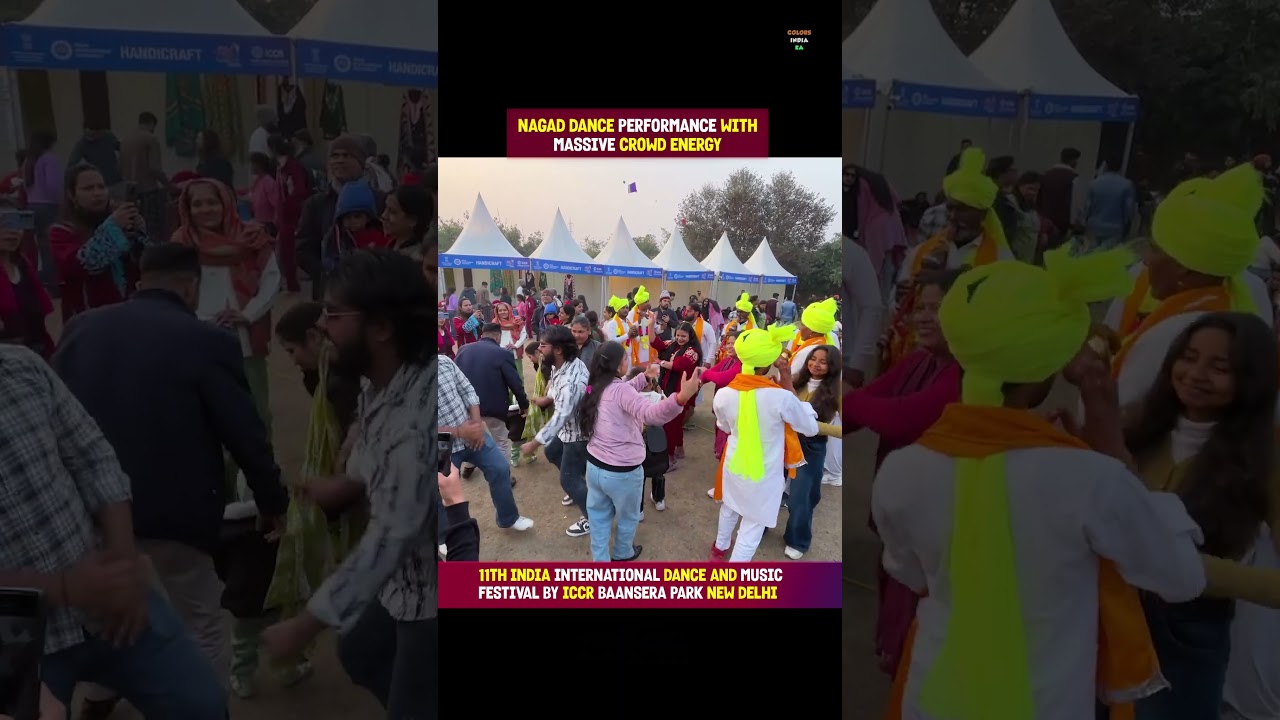 Nagad Dance Performance with Massive Crowd 11th India International Dance & Music Festival | Delhi