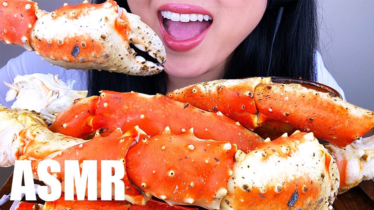 GIANT CRAB CLAW & KING CRAB LEGS ASMR ASMR Phan YouTube