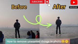 How to remove unwanted things from photo editing tutorial | delete object in picture | remover app screenshot 5