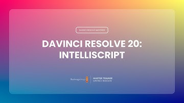 La locura en DaVinci Resolve 20: Intelliscript.