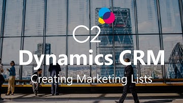 Creating Marketing Lists with Microsoft Dynamics CRM 2015