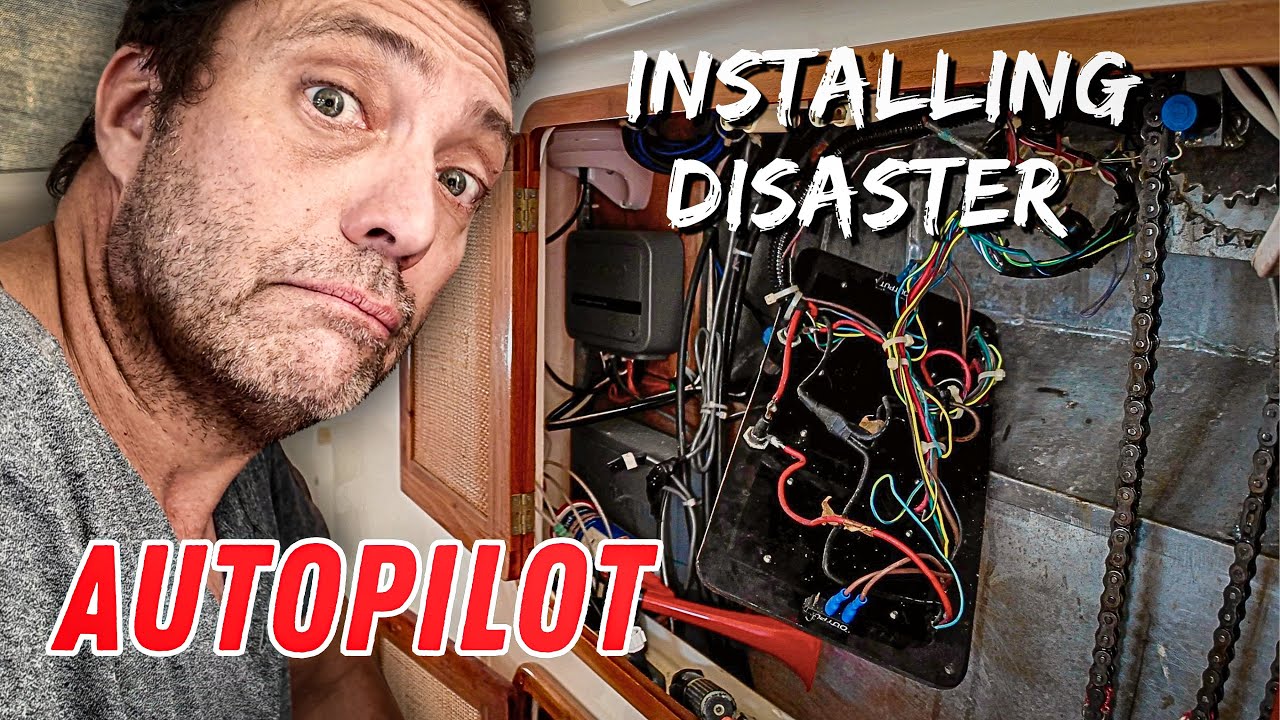 ⁣We Had to Remount our AUTOPILOT on our Aluminum Boat