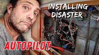We Had to Remount our AUTOPILOT on our Aluminum Boat