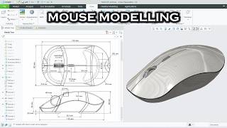 Creo Surface Modelling Tutorial - Mouse (Mice)