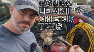 Oxygen & Acetylene bottles leaking & why!!