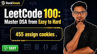 LeetCode 455: Solved! Cookies | Greedy Algorithm | Easy Explanation + C++ Solution #explore #fyp