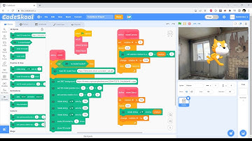 3D Sprites 🐱 and 360° Background images 🏞️ in CodeSkool Scratch. 😎