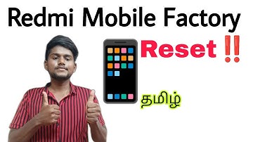 how to reset redmi mobile / redmi mobile factory reset / mi reset / mi mobile factory reset / tamil