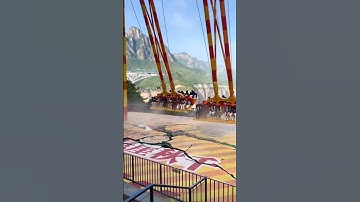 Unexpected Crash at Amusement Park Swing Ride
