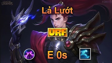 YASUO TỐC HÀNH LƯỚT E 0s KHIẾN TEAM BẠN CHÓNG MẶT TRONG CHẾ ĐỘ URF | YASUO URF