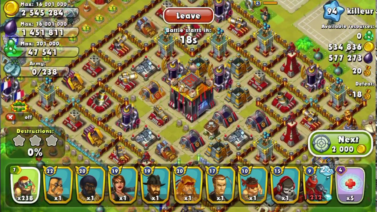 Jungle Heat - 360 k gold and 487 k oil stolen