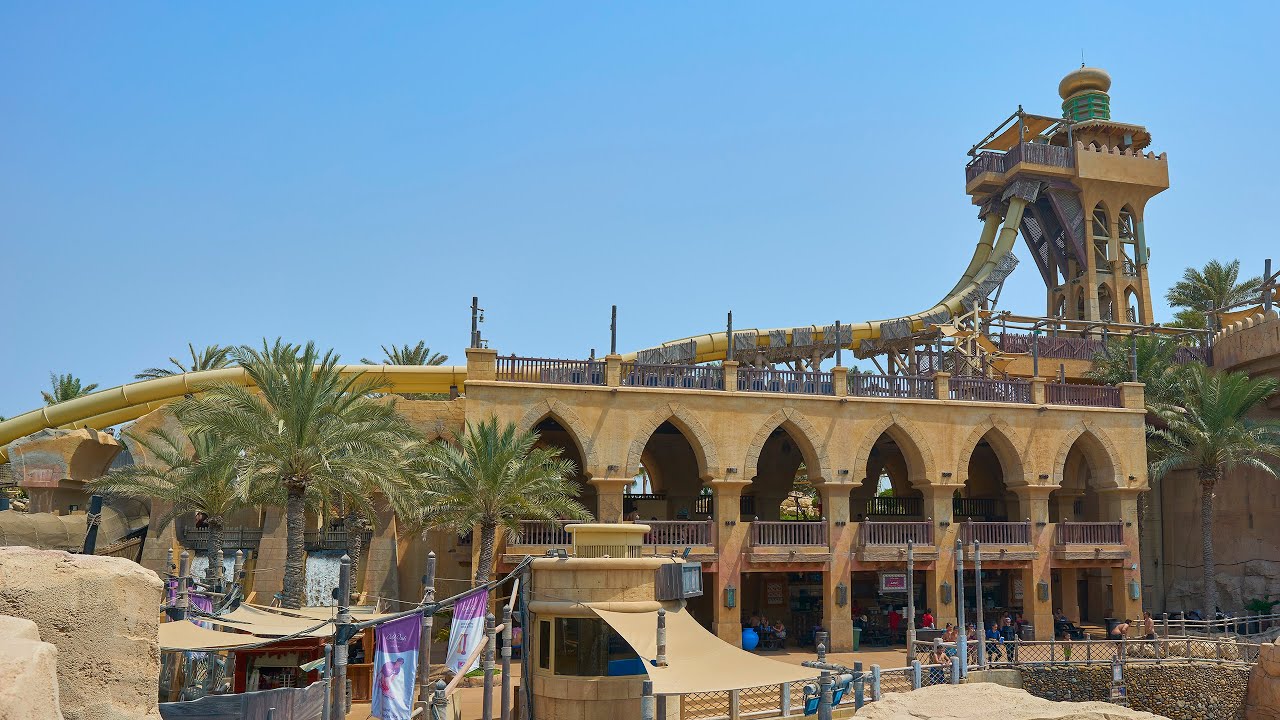 Jumeirah Sceirah Water Slide at Wild Wadi Waterpark YouTube