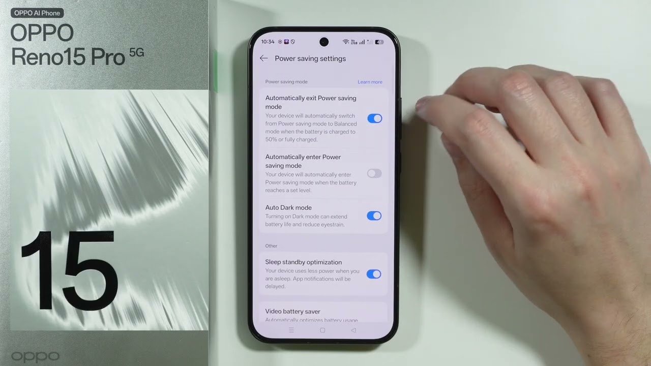 OPPO Reno 15 Pro: How to Schedule Battery Saver (Automatic Power Saving Mode)
