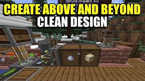 Ep12 Clean Design  - Minecraft Create Above and Beyond Modpack
