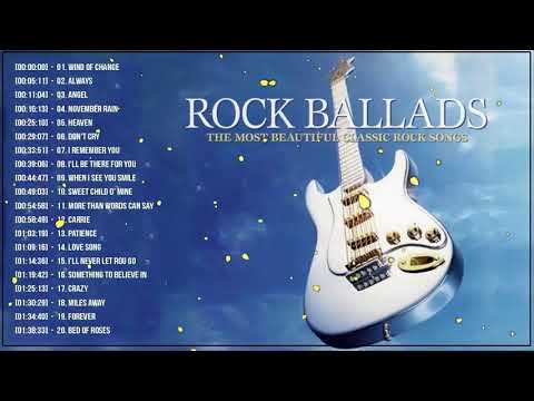 Best Rock Ballads 70's 80's 90's   The Greatest Rock Ballads Of All Time